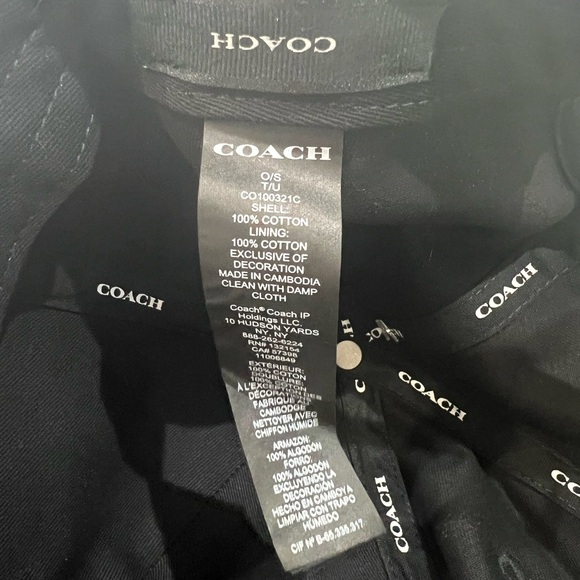 NWT Coach Embroidered Baseball Hat - Picture 5 of 7